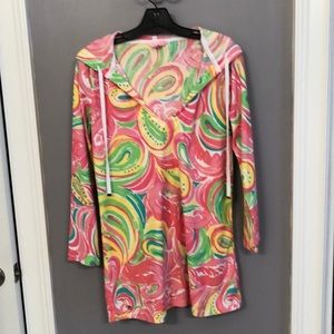 Lilly Pulitzer terry swim coverup